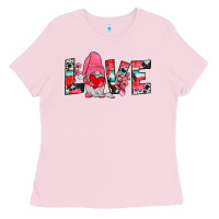 Bubblegum Pink gnome love Ladies Tee - JahusDesignShop