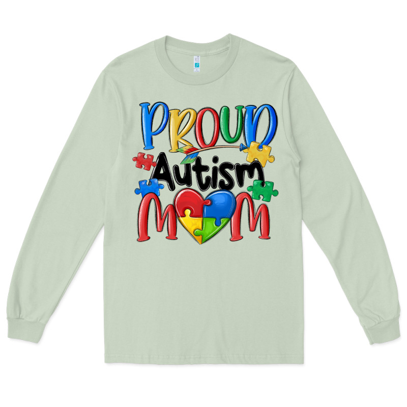 Proud Autism Mom Long Sleeve Tee by MaliasSmallBusiness | Teevron
