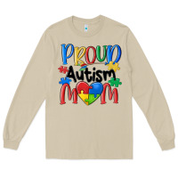 Mushroom proud autism mom Long Sleeve Tee - MaliasSmallBusiness