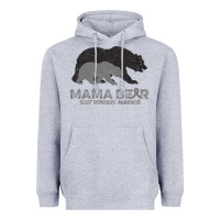 Heather Grey Mama Bear Sleep Disorders Awareness Heavyweight Hoodie - Bettercallsaul