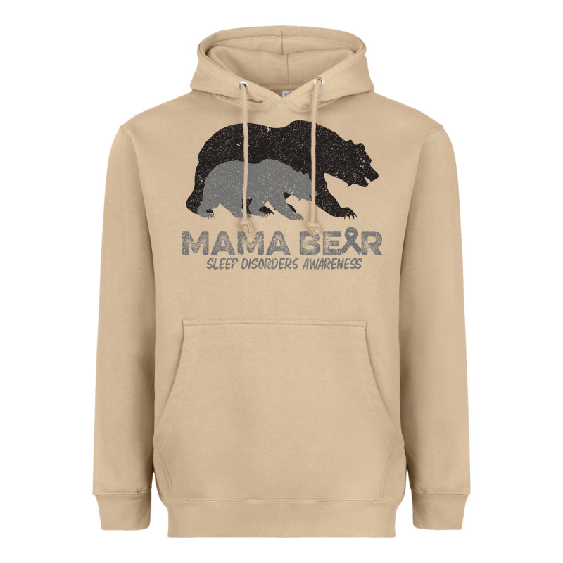 Mama Bear Sleep Disorders Awareness Heavyweight Hoodie by Bettercallsaul | Teevron