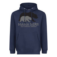 Navy Mama Bear Sleep Disorders Awareness Heavyweight Hoodie - Bettercallsaul