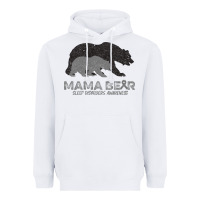 White Mama Bear Sleep Disorders Awareness Heavyweight Hoodie - Bettercallsaul