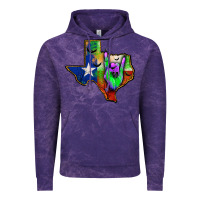 Cloud Purple texas map halloween Vintage Hoodie - JahusDesignShop