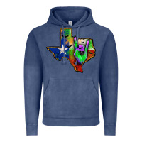 Vintage Denim texas map halloween Vintage Hoodie - JahusDesignShop