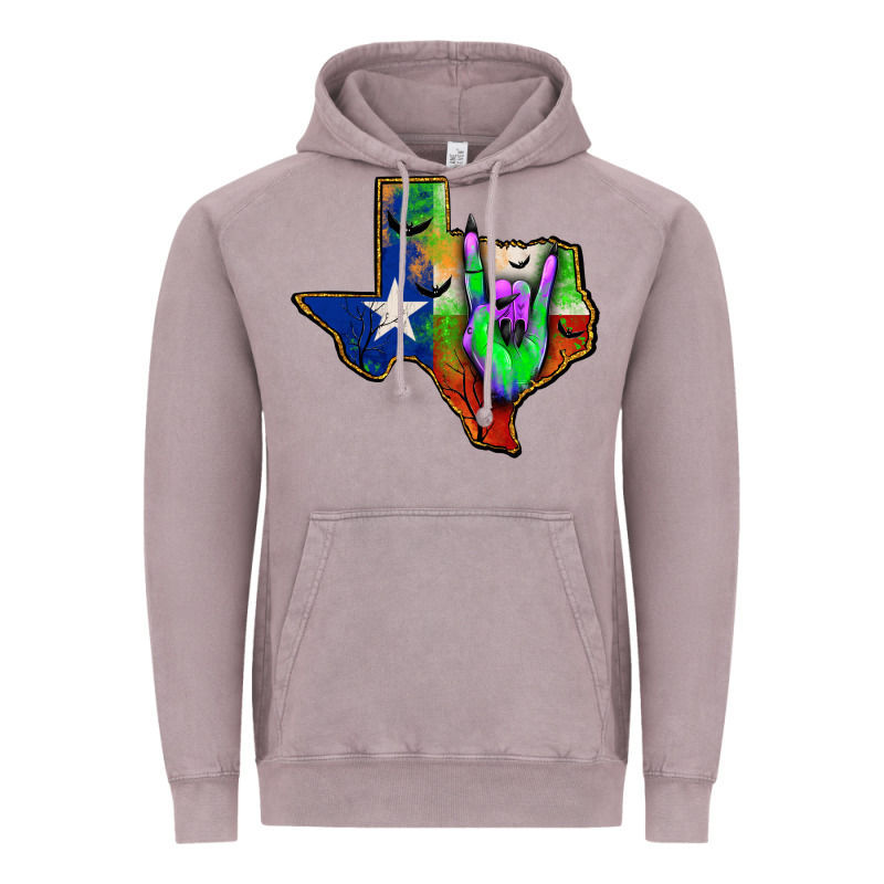 Texas Map Halloween Vintage Hoodie by JahusDesignShop | Teevron