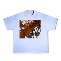 Grape Ice cowhide leather Urban Heavy Tee - BarkalooDesign