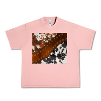 Salmon cowhide leather Urban Heavy Tee - BarkalooDesign