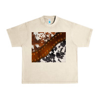Sandshell cowhide leather Urban Heavy Tee - BarkalooDesign