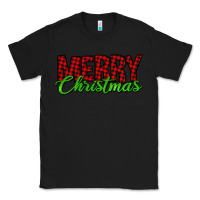 Black merry christmas tartan Classic Tee - Jasminsmagicworld