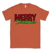 Copper merry christmas tartan Classic Tee - Jasminsmagicworld