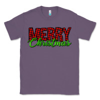 Lavender merry christmas tartan Classic Tee - Jasminsmagicworld