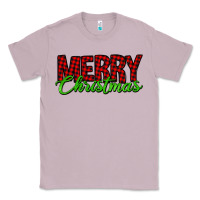 Lilac merry christmas tartan Classic Tee - Jasminsmagicworld