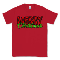 Red merry christmas tartan Classic Tee - Jasminsmagicworld