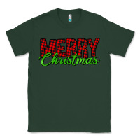 Sports Green merry christmas tartan Classic Tee - Jasminsmagicworld