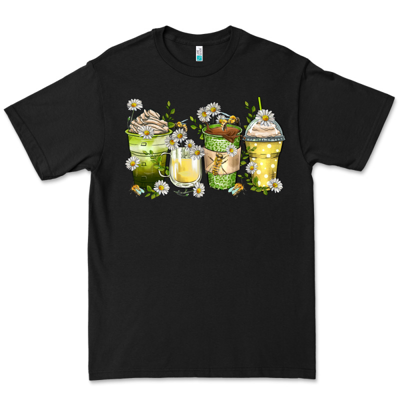 Daisy Coffee Cups Premium Tee by Zillion Design Studio | Teevron