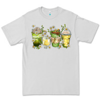Dove Grey daisy coffee cups Premium Tee - Zillion Design Studio