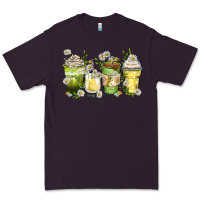 Plum daisy coffee cups Premium Tee - Zillion Design Studio