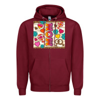 Burgundy Western LGBTQ+ Mom Lesbian Tumbler Zipper Hoodie - BundleAndBundleShop