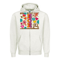 Oatmeal Heather Western LGBTQ+ Mom Lesbian Tumbler Zipper Hoodie - BundleAndBundleShop