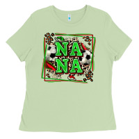 Matcha soccer nana with leopard Ladies Tee - Zillion Design Studio