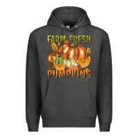 Charcoal Heather Farm Fresh Pumpkins Premium Hoodie - texasbilliewilder