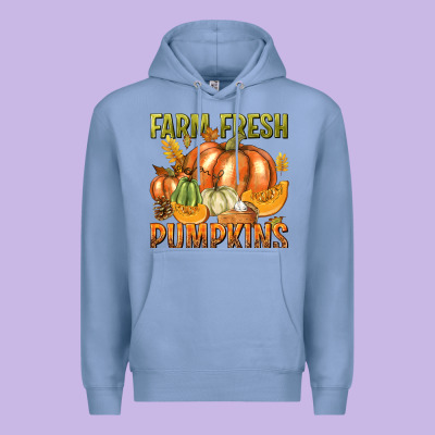 Farm Fresh Pumpkins Premium Hoodie Designed By Texasbilliewilder