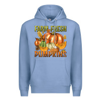 Colony Blue Farm Fresh Pumpkins Premium Hoodie - texasbilliewilder