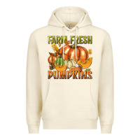 Sandshell Farm Fresh Pumpkins Premium Hoodie - texasbilliewilder