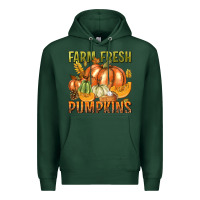 Sports Green Farm Fresh Pumpkins Premium Hoodie - texasbilliewilder