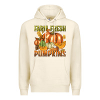Tofu Farm Fresh Pumpkins Premium Hoodie - texasbilliewilder