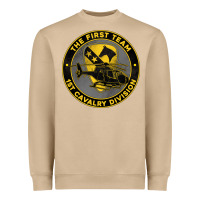 Mushroom the first team 1st cavalry division Heavyweight Sweatshirt - Jasminsmagicworld