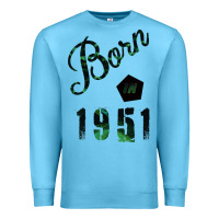 Ocean Blue Born In 1951 Premium Sweatshirt - Bettercallsaul
