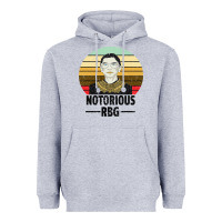 Heather Grey Notorious RBG Heavyweight Hoodie - Bettercallsaul