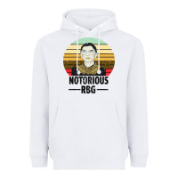 White Notorious RBG Heavyweight Hoodie - Bettercallsaul