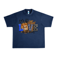 Navy For The Love Of The Lions Urban Heavy Tee - LillyAllenDesigns