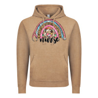 Vintage Coffee western nurse rainbow Vintage Hoodie - RanaPortraitStore