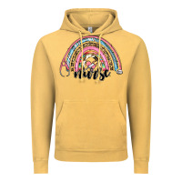 Vintage Mustard western nurse rainbow Vintage Hoodie - RanaPortraitStore