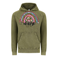 Vintage Olive western nurse rainbow Vintage Hoodie - RanaPortraitStore