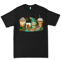 Black fishing coffee cups Premium Tee - Zillion Design Studio