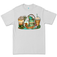 Dove Grey fishing coffee cups Premium Tee - Zillion Design Studio