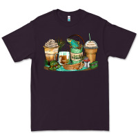 Plum fishing coffee cups Premium Tee - Zillion Design Studio