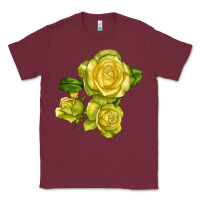 Burgundy st. patrick rose Classic Tee - LillyAllenDesigns