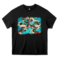 Aztec Cowhide Background Heavy Core Tee | Teevron