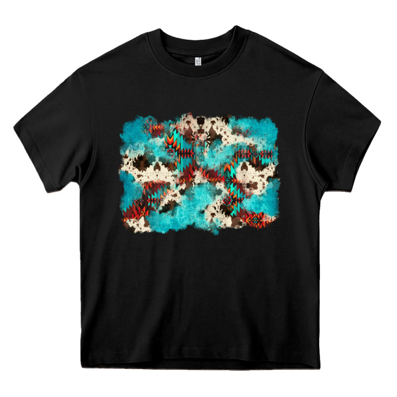 Aztec Cowhide Background Heavy Core Tee by Zillion Design Studio | Teevron