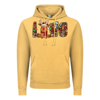 Vintage Mustard love christmas reindeer Vintage Hoodie - Jasminsmagicworld
