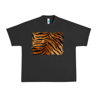 Pigment Black handdrawn tiger pattern background Urban Heavy Tee - BarkalooDesign