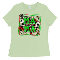 Matcha soccer mama with leopard Ladies Tee - Zillion Design Studio