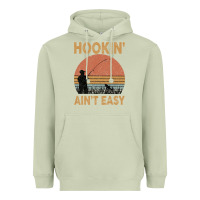 Matcha Hookin Ain t Easy Fishing Heavyweight Hoodie - Bettercallsaul