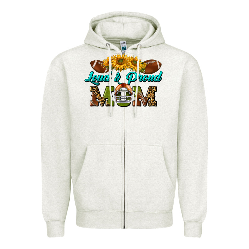 Western Loud And Proud Mom Zipper Hoodie by BundleAndBundleShop | Teevron